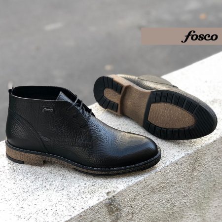 Wholesale Men’s Black Genuine Leather Boots 8584 75