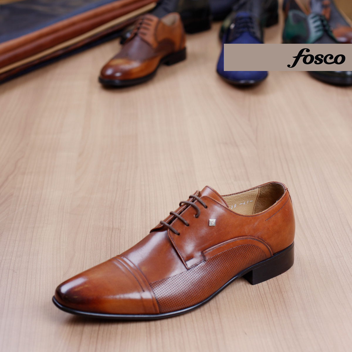 Wholesale Men’s Classic Leather Shoes 2239 875 Fosco Shoes