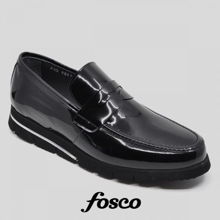 Fosco Wholesale Leather Casual Men Shoes Black 8037 430