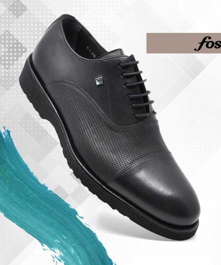 Fosco Wholesale Genuine Leather Men’s Causel Shoes 2710 Black