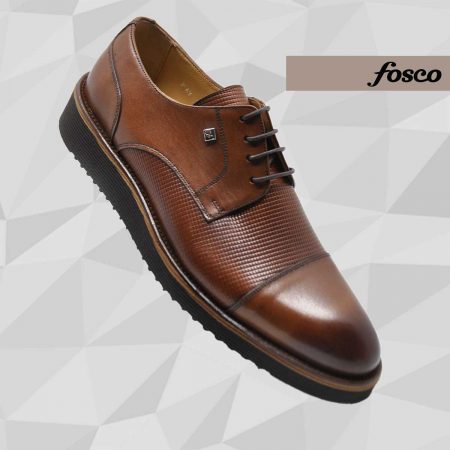 Fosco Wholesale Genuine Leather Men’s Causel Shoes 2918 Brown