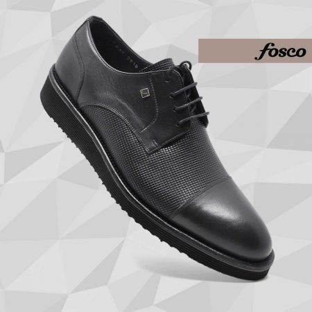 Fosco Wholesale Genuine Leather Men’s Causel Shoes 2918 Black