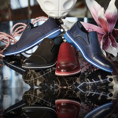 Fosco Wholesale Genuine Leather Men’s Causel Shoes 9525 Black
