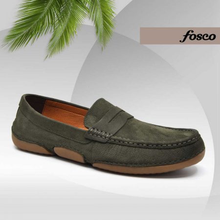 Fosco Wholesale Genuine Leather Men’s Summer Shoes 9844 Khaki