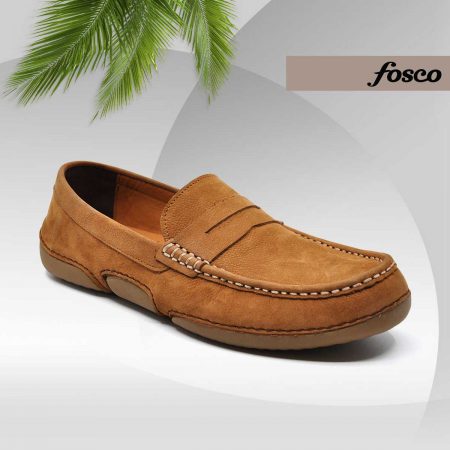 Fosco Wholesale Genuine Leather Men’s Summer Shoes 9844 Cinnamon