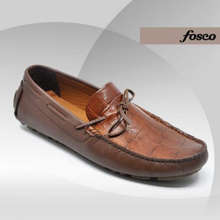 Fosco Wholesale Genuine Leather Men’s Summer Shoes 9845 Tan